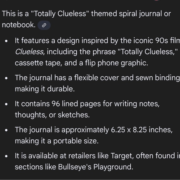 2 Clueless Pink Journals Set- 30th Anniversary! BONUS FUZZY PEN like Cher used! - Picture 5 of 17